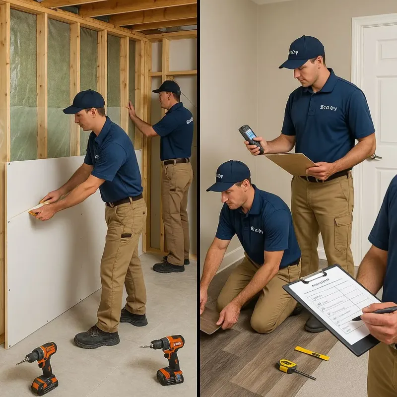 Repairs and Reconstruction process in La Center, KY